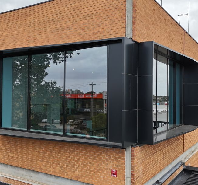 Fire-resistant commercial cladding materials