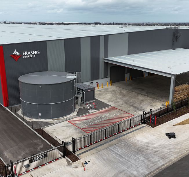Custom aluminium cladding for industrial office buildings
